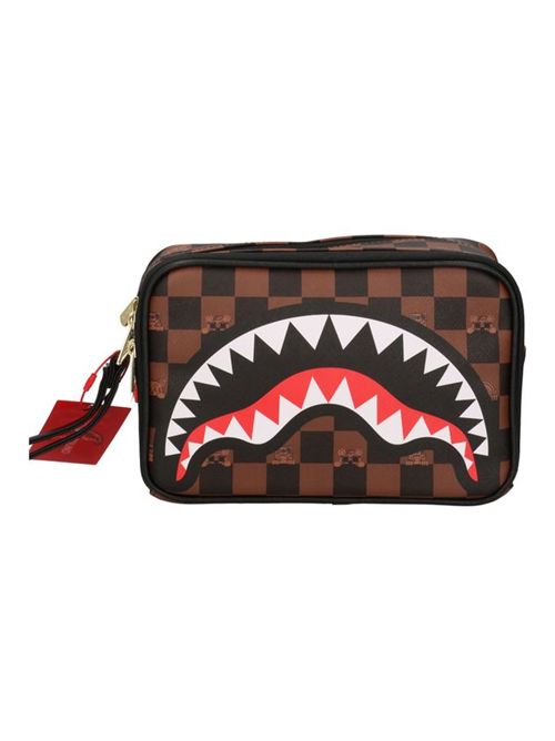 Beauty Toiletry Peeking Character Check SPRAYGROUND | 910B7510NSZMARRONE NERO